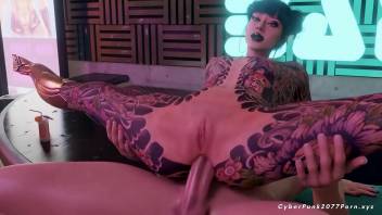 Sexy big tits 3D Cyberpunk MILFs get fucked raw